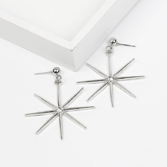 3/$30 North Star Dangle Earrings - Picture 3 of 3